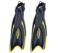 Aletas Snorkel Palau Saf Negro Amarillo S/M