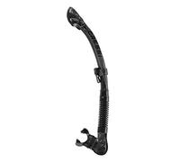 CRESSI Alpha Ultra Dry - Tubo de Buceo y esnórquel, Silicona, seco, Negro