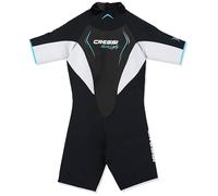 Cressi Altum Wetsuit Lady 3 mm Traje de Neopreno de Una Pieza o Shortry, Mujer, Negro/Rosa, S/2