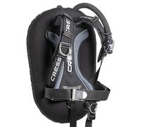 Cressi Aquawing BCD - Chaleco Estabilizador para Buceo con Diseño Anular de Talla Única Diseñado para Adaptarse a Todo Tipo de Anatomía (Masculina y Femenina), Negro, Adulto Mixto