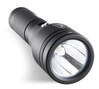 Cressi Astra 2100 Torch Black - Linterna Subacuática LED Recargable 2100 Lúmenes Resistente al Agua IPX8 100m, Unisex Negro y Compacta para Buceo, Pesca, Exploraciones Acuáticas