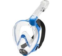 Máscara de snorkel cressi baron infantil transparente azul XS - S