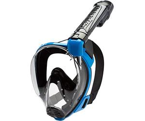 CRESSI Baron Full Face Mask - Máscara Integral Antivaho con Válvula de Descarga y Snorkel Dry