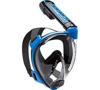 Cressi Baron Full Face Mask Máscara Integral Snorkel de Visión Grande con Tubo Respirador, Unisex Adulto