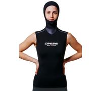 Cressi Base Layer Lady 2.5mm - Traje Interior de Buceo in Neopreno 2.5mm, para Mujeres, Negro