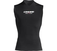 Cressi Base Layer Lady Core Vest 2.5mm - Traje Interior de Buceo in Neopreno 2.5mm para Mujeres, Negro, XS