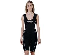 Cressi Base Layer Lady Shorts Vest 2.5mm - Traje Interior de Buceo in Neopreno 2.5mm para Mujeres, Negro, S
