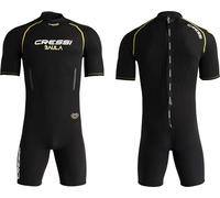 CRESSI Baula Trajes de Buceo Cortos, Women's, Negro/Amarillo, XL