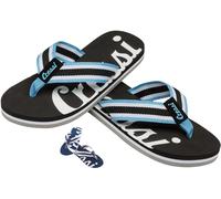 Cressi Beach Portofino Chanclas, Unisex Adulto, Azul Claro/Negro, 40