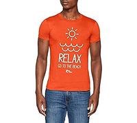Cressi Beach Relax Go To The Beach Camiseta, Hombre, Blanco, XL