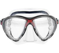 Cressi Evo Big Eyes Diving Mask Transparente,Rojo Hombre,Mujer