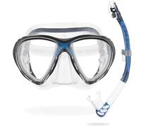 Kit de snorkel cressi evo big eyes + alpha ultra dry transparente Talla única
