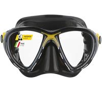 Cressi Big Eyes Evolution Snorkel Mask - Adult Diving Mask with Soft Silicone Seal - HD Mirrored Lenses for Scuba Diving