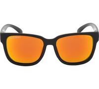 CRESSI Bivi Sunglasses Black/Mirrored Lens Orange - Gafas de Sol Deportivas Ligeras Polarizadas Unisex para uso en Mar, Navegación y Pesca, Montura TR90 Negro, Lentes TAC Naranja Espejo
