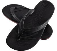 CRESSI Bubble Flip Flop Black 37/38 - Chanclas Adulto de Goma EVA, Secas, Cómodas, Resistentes y Ligeras, Suela Antideslizante de Larga Duración, para Playa y Piscina, Negro, 37/38