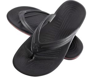 CRESSI Bubble Flip Flop Black 37/38 - Chanclas Adulto de Goma EVA, Secas, Cómodas, Resistentes y Ligeras, Suela Antideslizante de Larga Duración, para Playa y Piscina, Negro, 37/38