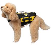 Cressi Chaleco Salvavidas para Perros para Nadar en posición Correcta, Rescate acuático, con Correa y asa, Resistente, Calidad Desde 1946, Talla XL