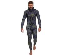 Cressi Lampuga 7+5 Mm Spearfishing Wetsuit Azul M Hombre