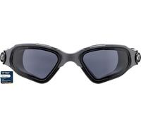 CRESSI Clear Eyes Goggles Black/Grey Smoked Lens Gafas de Natación Silicona Pura con Tratamiento Molecular Antivaho, Unisex-Adult, Negro/Gris Lentes Fumé, Talla Única