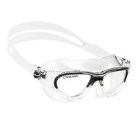 Cressi Cobra - Gafas de natación Unisex, Color Transparente/Negro