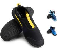 Cressi Coco Shoes Black/Yellow 36 - Zapato Acuático Unisex Diseñado para Deportes Acuáticos y Caminata Cómoda en Ambientes Húmedos, Mar y Playa, Negro/Amarillo, 36
