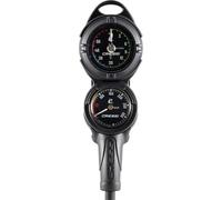 CRESSI Console PD2 Pressure+Depth Gauge Vale 300 C m/Bar Buceo, Unisex-Adult, Negro, Talla única
