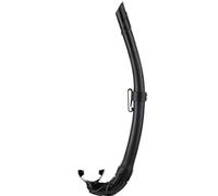 Cressi - Tubo de Snorkel Corsica - Flexible, Negro - Talla única