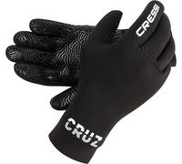 CRESSI Cruz Gloves L/4 Guantes Buceo de Neopreno Negro 3mm Sistema Antideslizante en la Palma, Unisex-Adult