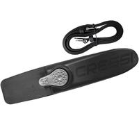 Cressi - Cuchillos de Buceo, Unisex Adulto, Sheath Complete Norge - Navaja de Pesca, Color Negro, Negro