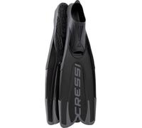 Cressi desde 1946 - Agua Pro Fins - Aleta con Calzante Cerrado Ideal para Escuelas de Buceo y Alquiler de Equipos, Gracias a su Estructura Robusta y Fiable. - Negro - 46/47