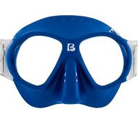 Cressi desde 1946 - Breezy Mask - Máscara con Lentes de Policarbonato y Facial TPR para Buceo, Natación en Superficie y Vacaciones en la Playa - Azul_Correa elástica Blanca - Talla Única