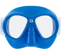 CRESSI Desde 1946 - Breezy Mask - Máscara Lentes de Policarbonato y Facial TPR para Buceo, Natación en Superficie y Vacaciones en la Playa - Azul Marino_Correa elástica Azul Claro Coral - Talla Única