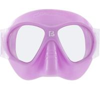 CRESSI Desde 1946 - Breezy Mask - Máscara Lentes de Policarbonato y Facial TPR para Buceo, Natación en Superficie y Vacaciones en la Playa - Azul Marino_Correa elástica Azul Claro Coral - Talla Única
