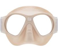 CRESSI Desde 1946 - Breezy Mask - Máscara Lentes de Policarbonato y Facial TPR para Buceo, Natación en Superficie y Vacaciones en la Playa - Azul Marino_Correa elástica Azul Claro Coral - Talla Única