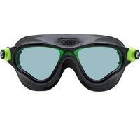 Cressi desde 1946 -Cobra XP Goggles - Gafas Monovolumen y Lentes Separadas, Natación, Piscina, Snorkel, Triatlón, Anti Vaho_Arañazos_UV - Negro/Lima_Lente Ahumada - Talla Única