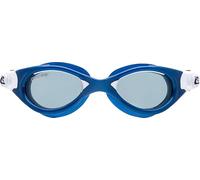 Cressi desde 1946 -Flash Compact Goggles - Gafas Compactas y Lentes Separadas, para Natación, Piscina, Snorkel, Triatlón, Anti Vaho_Arañazos_UV - Azul Metalizado/Blanco_Lente Ahumada - Talla Única