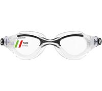 CRESSI desde 1946-Flash Goggles-Gafas de Natación con Lentes Separadas, ideales para Natación, Piscina, Snorkel y Triatlón, Antivaho, Antirayaduras y Antirayos UV-Azul/Metalizado_Lente Ahumada