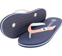 Cressi desde 1946 - Flip Flops St Tropez - Elegantes Chanclas, Playa, Mar, Piscina, Gimnasio, Tiempo Libre, Secado Rápido, Amortiguación, Suave, Antideslizantes, Azul Marino/Rosa - 39/40 EU