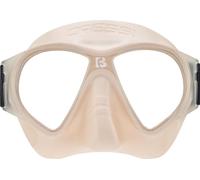 CRESSI Desde 1946 - Force Mask - Máscara con Lentes de Policarbonato y Facial TPR para Buceo, Natación en Superficie y Vacaciones en la Playa - Verde_Correa elástica Negra - Talla Única