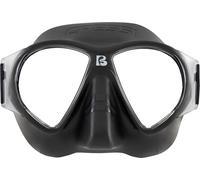 Cressi desde 1946 - Force Mask - Máscara con Lentes de Policarbonato y Facial TPR para Buceo, Natación en Superficie y Vacaciones en la Playa - Negro_Correa elástica Negra - Talla Única