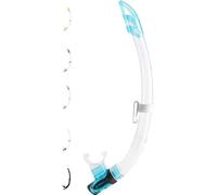 CRESSI desde 1946 - Gamma Tubo Snorkel para Adultos Unisex con Protector Antisalpicaduras Boquilla de Silicona y Clip Ajustable para Snorkel Natación Apnea y Mar