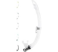 CRESSI desde 1946 - Gamma Tubo Snorkel para Adultos Unisex con Protector Antisalpicaduras Boquilla de Silicona y Clip Ajustable para Snorkel Natación Apnea y Mar