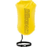 Cressi desde 1946 - Glide Swim Buoy - Boya de Señalización, Inflable, Práctica y Compacta Máxima Visibilidad de Nadadores, Buceadores y Triatletas en el Mar o en Aguas Abiertas - Amarillo - 28L