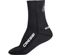 Cressi desde 1946 - Neoprene Socks Resilient 5mm XL - Escarpines de Neopreno Negro Doblemente Forrados 5 mm Diseñados Específicamente para Buceo, Apnea, Snorkel y Otros Deportes Acuáticos, Unisex, XL