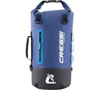 Cressi desde 1946 - Ocelot Dry Bag - Bolsa Estanca Impermeable Unisex para Mar, Barco y Actividades Acuáticas, Disponible en Tamaño Pequeño, Mediano y Grande, Azul/Azul Claro 20 L