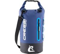 Cressi desde 1946 - Ocelot Dry Bag - Bolsa Estanca Impermeable Unisex para Mar, Barco y Actividades Acuáticas, Disponible en Tamaño Pequeño, Mediano y Grande, Azul/Azul Claro 10 L
