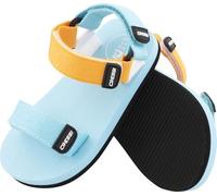 Cressi desde 1946 - Rainbow Sandals - Innovadoras Sandalias de Playa de Colores Varios para Niños Ideales para Pasear por la Playa, en Casa o de Viaje - Turquesa/Naranja - 24