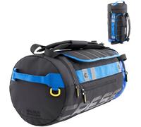 CRESSI Desde 1946 - Walrus Pool Duffle Backpack - Bolsa Multifuncional Convertible en Modalidad Mochila y Bolsa Mano Ideal para Piscina Hombre y Mujer, Negro/Azul 35 L