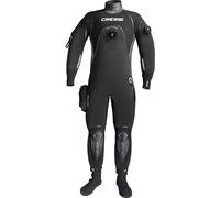 Cressi Desert Man Dry Suit 4mm HD - Traje Seco para Buceo, Negro/Gris, L/4