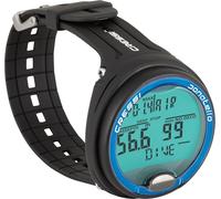 Cressi Donatello Diving Computer Ordenador Profesional Muñeca para Buceo y Apnea, Unisex-Adult, Negro/Azul, Un tamaño